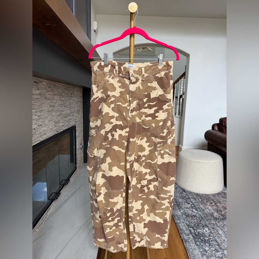 EUC Citizens of Humanity Marcelle Camo Barrel Pants Jeans 27